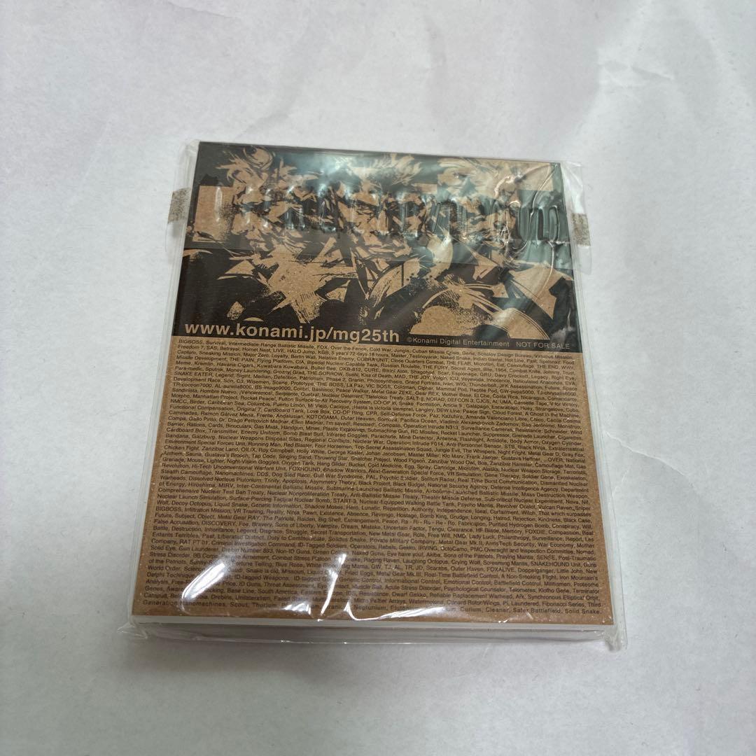 L GEAR SOLID ワッペン　小島プロダクション　特典メモ帳