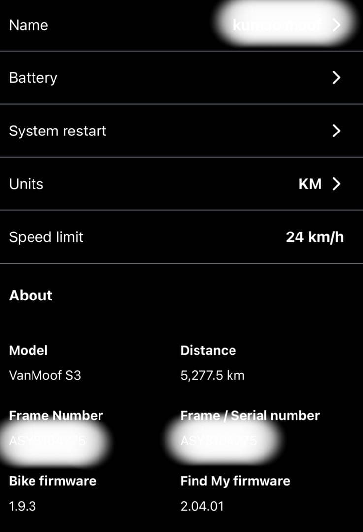 vanmoof s3 error44 26インチリアキャリア付き ロック不調