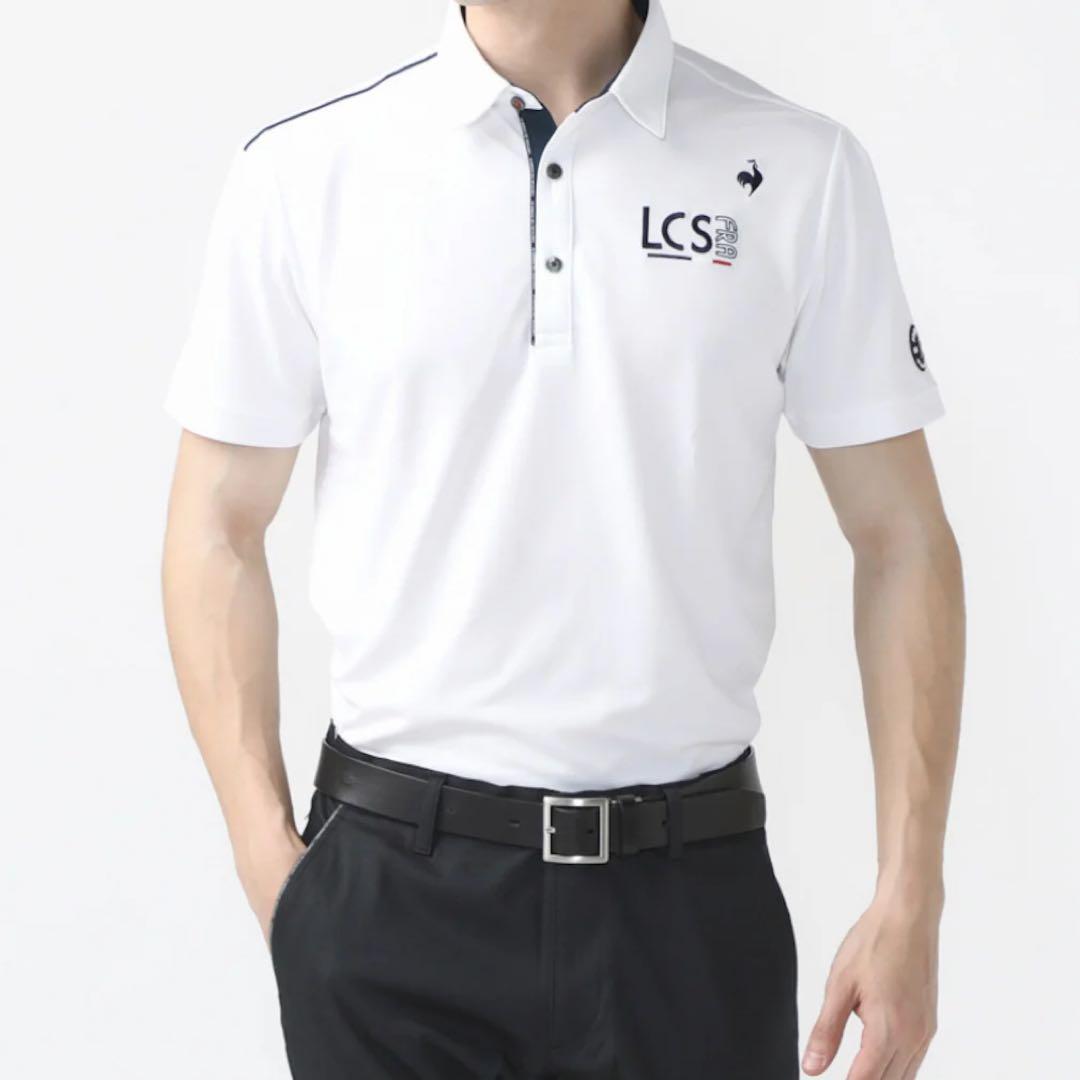 ルコック　ゴルフ　LCS FRA ホワイトポロシャツ　美品