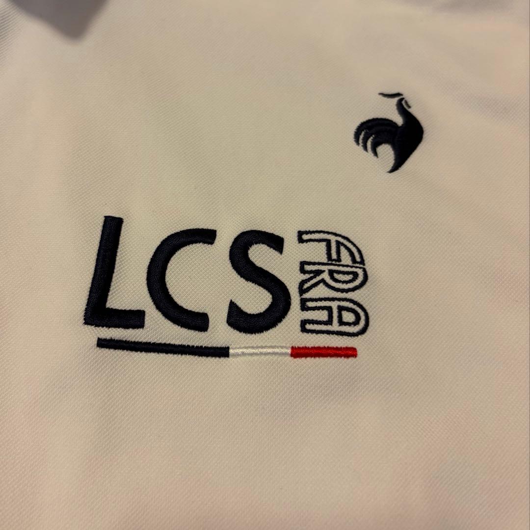 ルコック　ゴルフ　LCS FRA ホワイトポロシャツ　美品