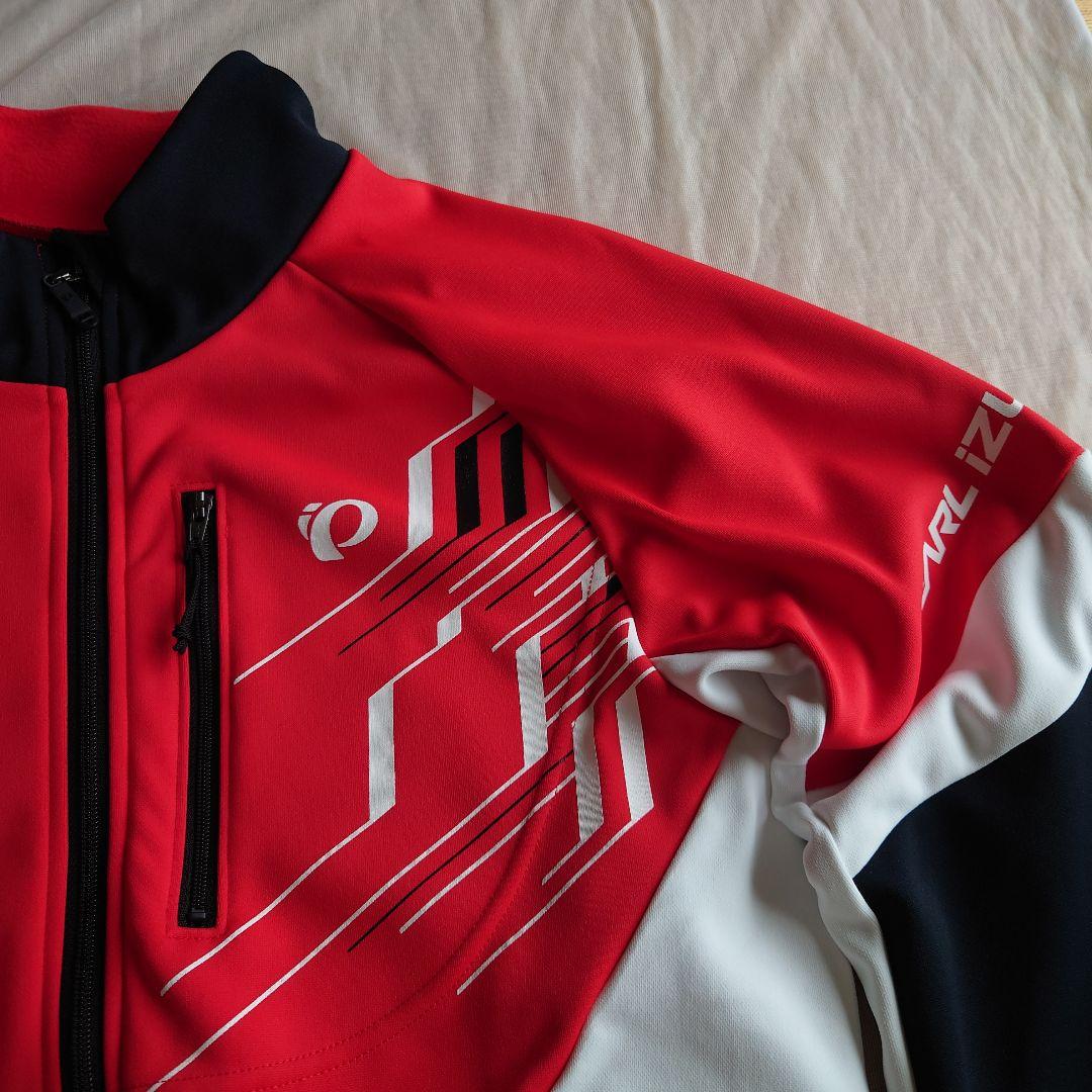 Pearl Izumi サイクルアシストジャージ 長袖 レッド【Ｌ】