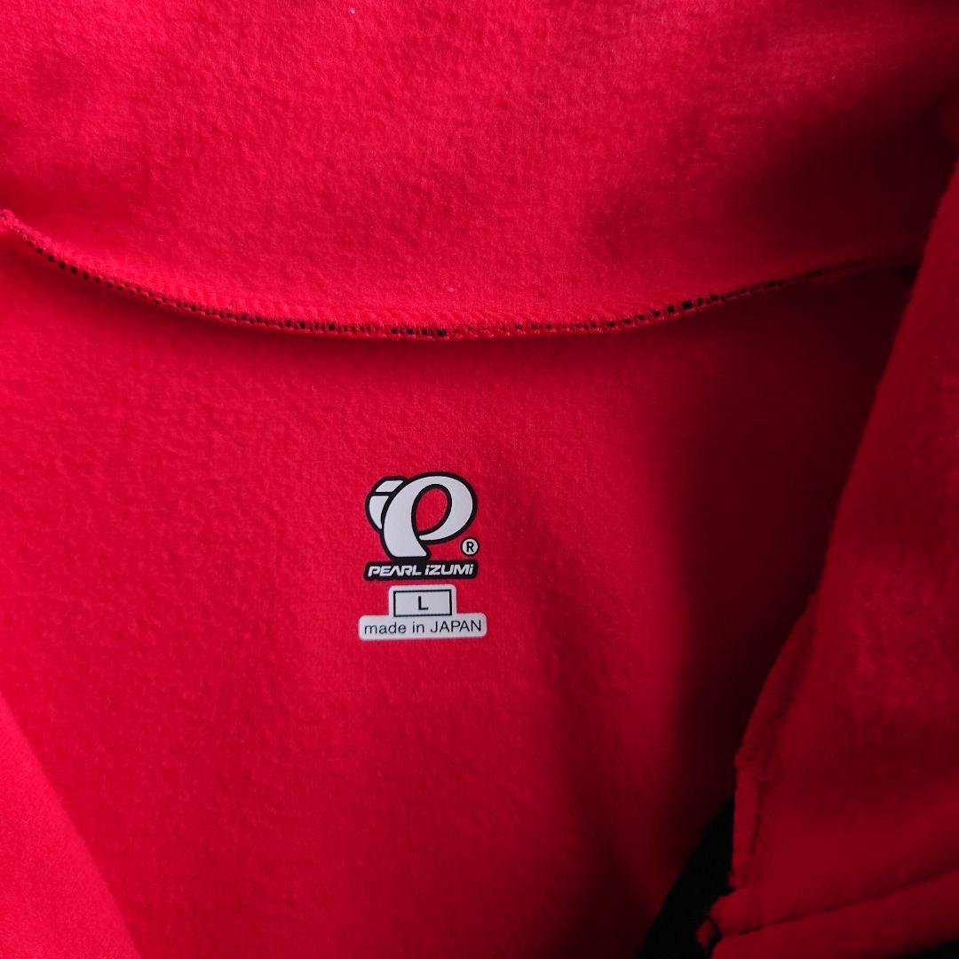 Pearl Izumi サイクルアシストジャージ 長袖 レッド【Ｌ】