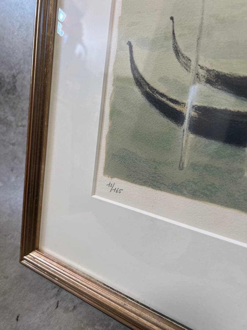 ベルナールカトラン 絵画 リトグラフ 10/165 名品