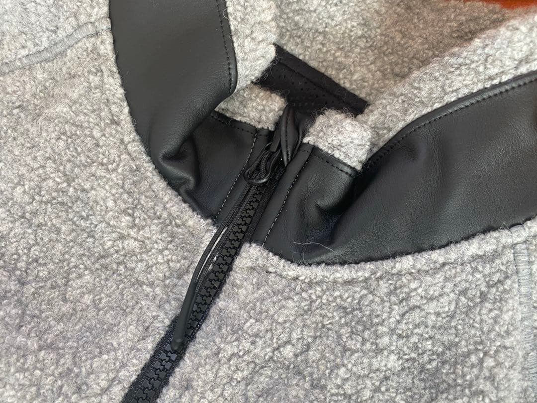ブリーフィングBRIEFING WOOL BOA BLOUSON グレーM