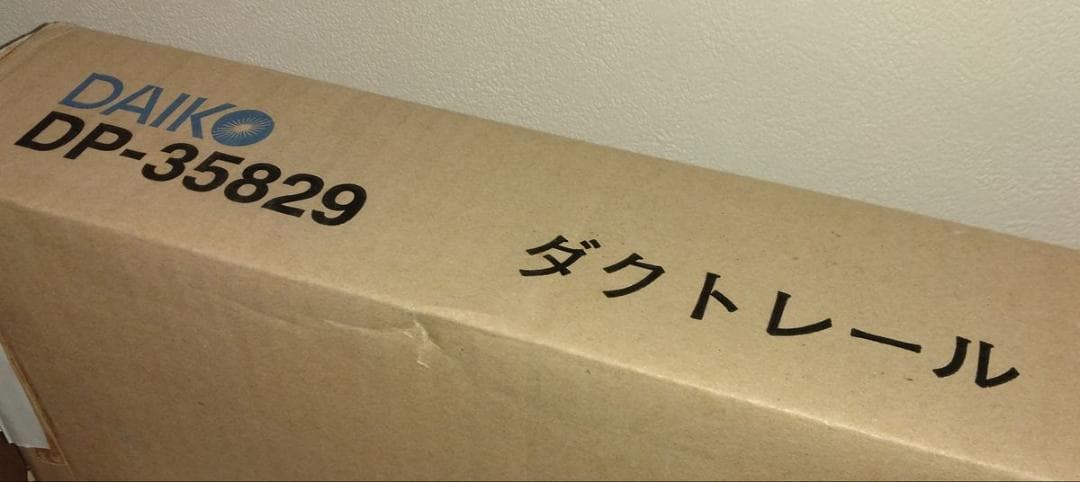 DAIKO 大光電機 簡易取付式ダクトレール 1m DP-35829