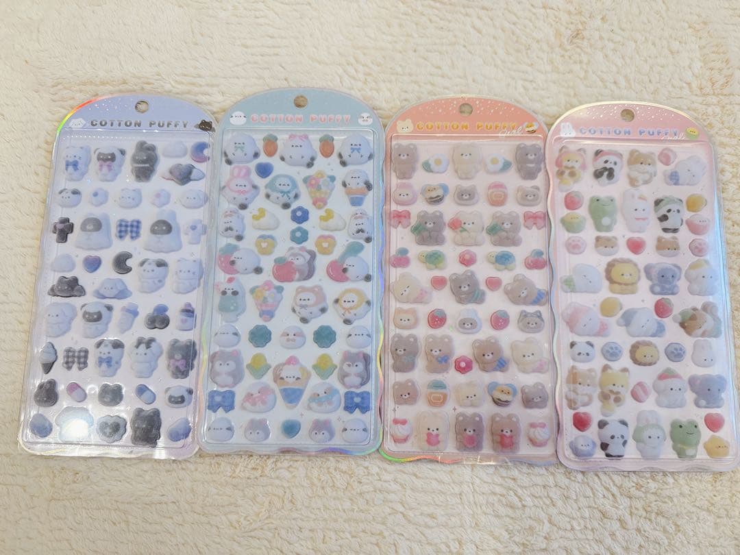 コットンパフィー シールまとめ売り 正規品
