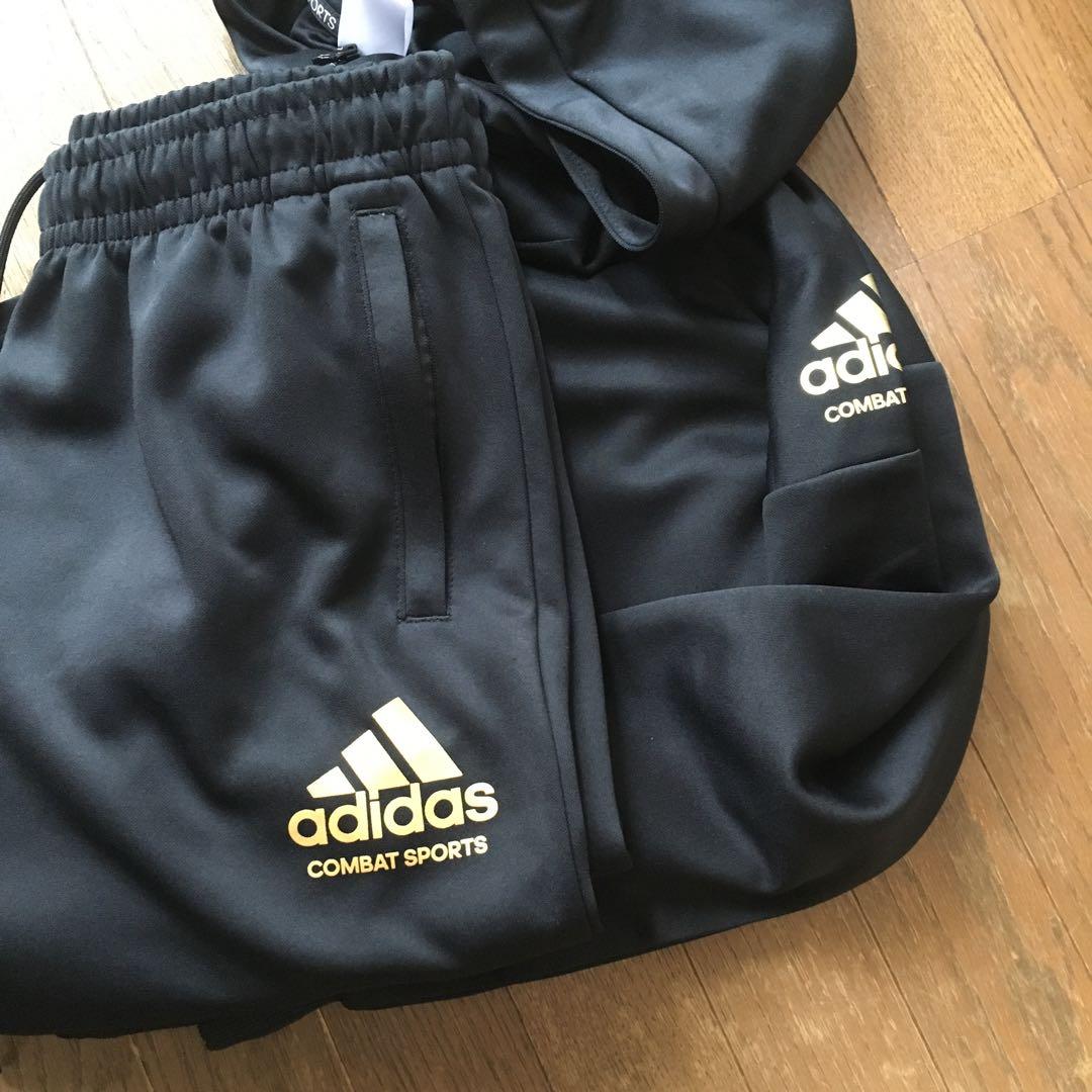 adidas セットアップ　ブラック　L 通学　コンバットスポーツ　ジャージ