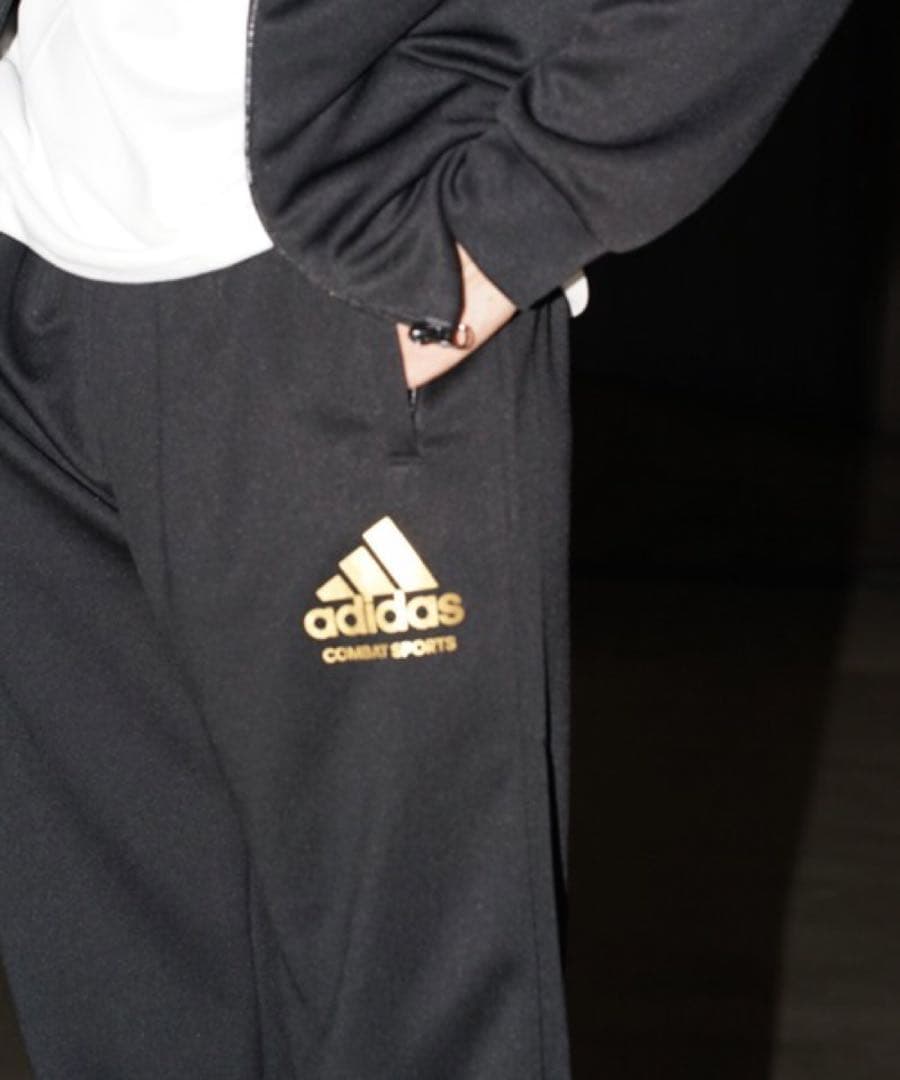 adidas セットアップ　ブラック　L 通学　コンバットスポーツ　ジャージ