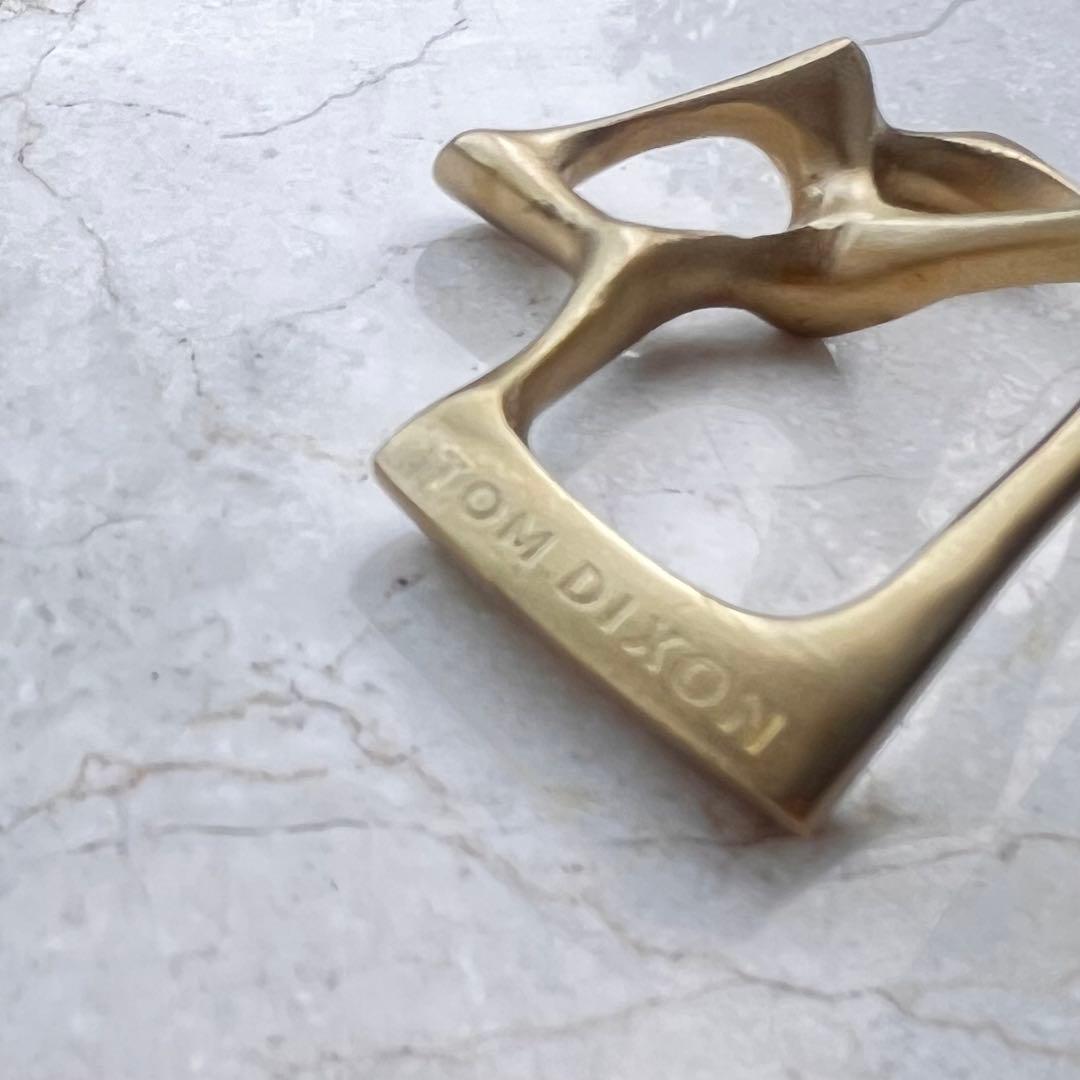 【Tom Dixon】ボーン ナプキンリング 4個セット【未使用 自宅保管品】