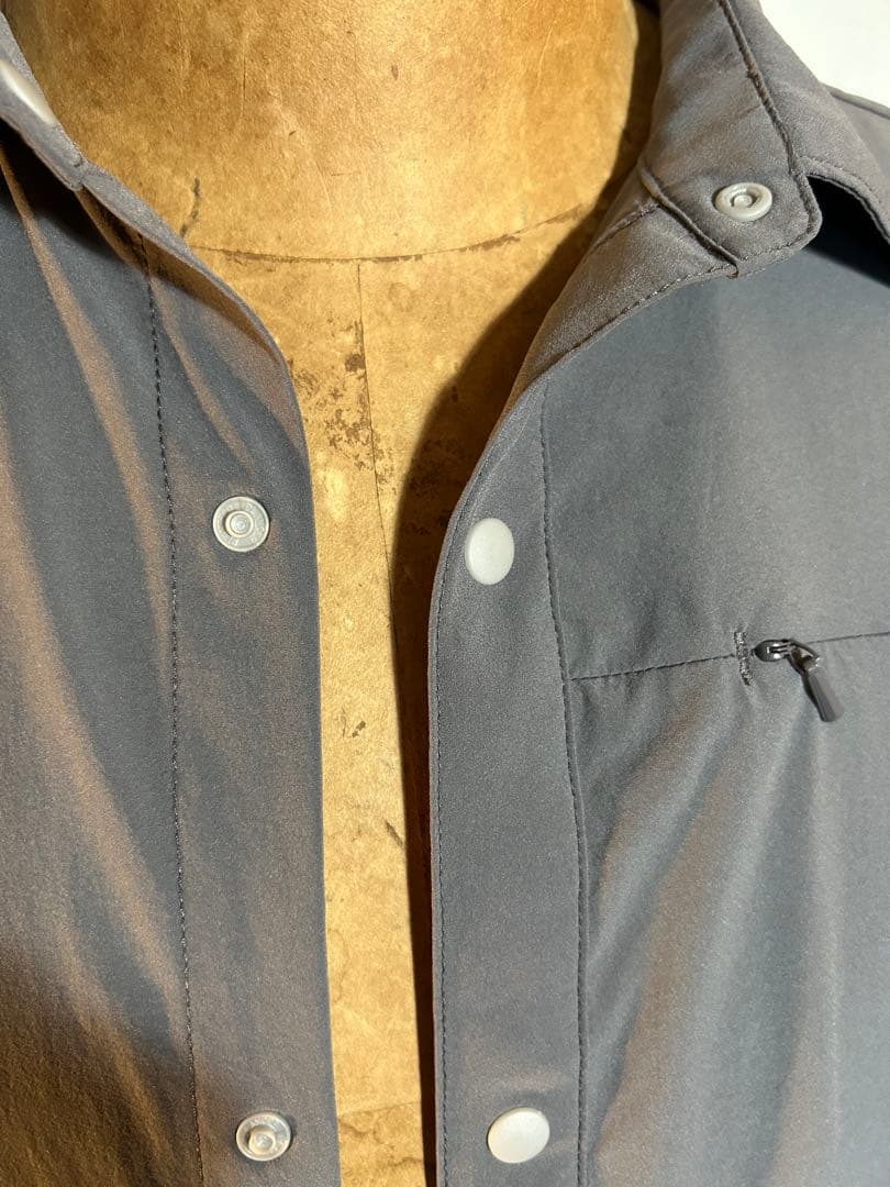 エルドレッソ　ELDORESO グレー 長袖シャツ　M size