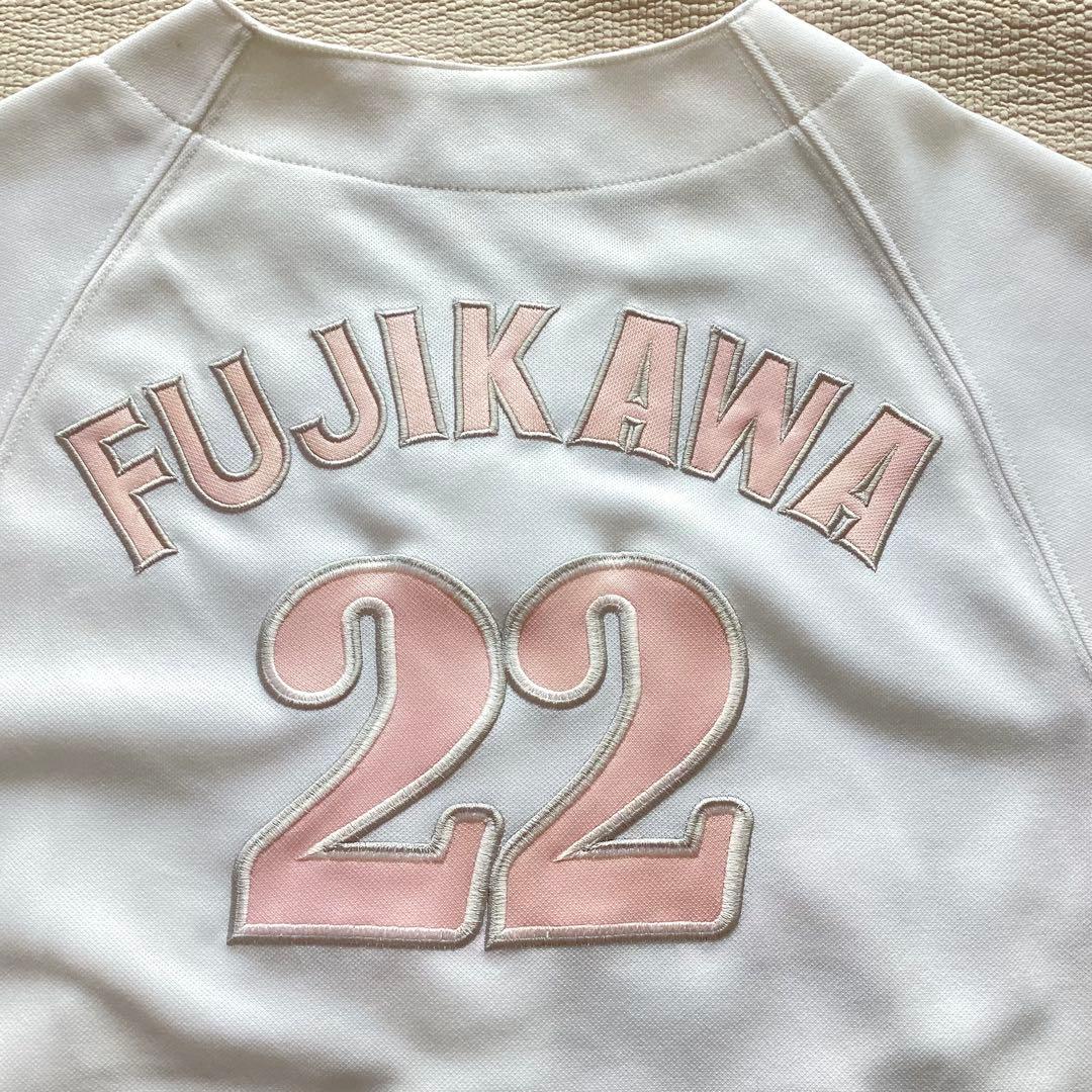 阪神タイガース ユニフォーム 藤川球児　22 ￼ M ピンク