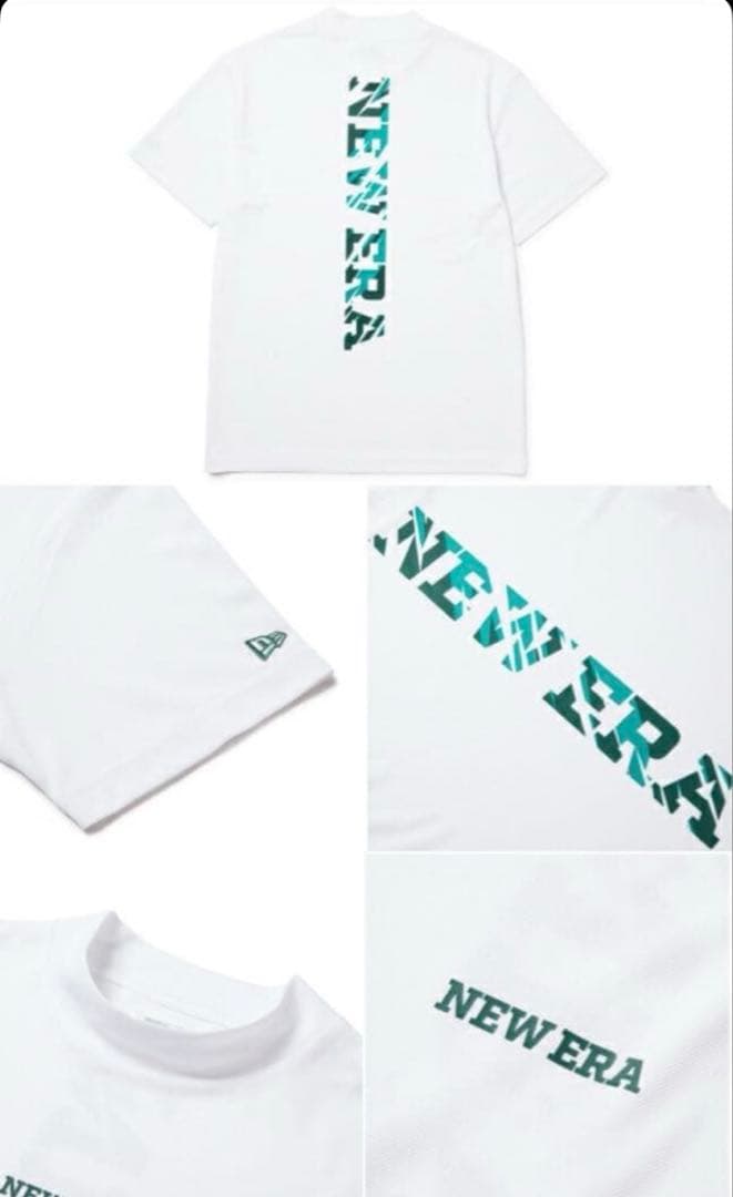 【新品】ニューエラ／ハイネック／モックネック／半袖／Ｌサイズ