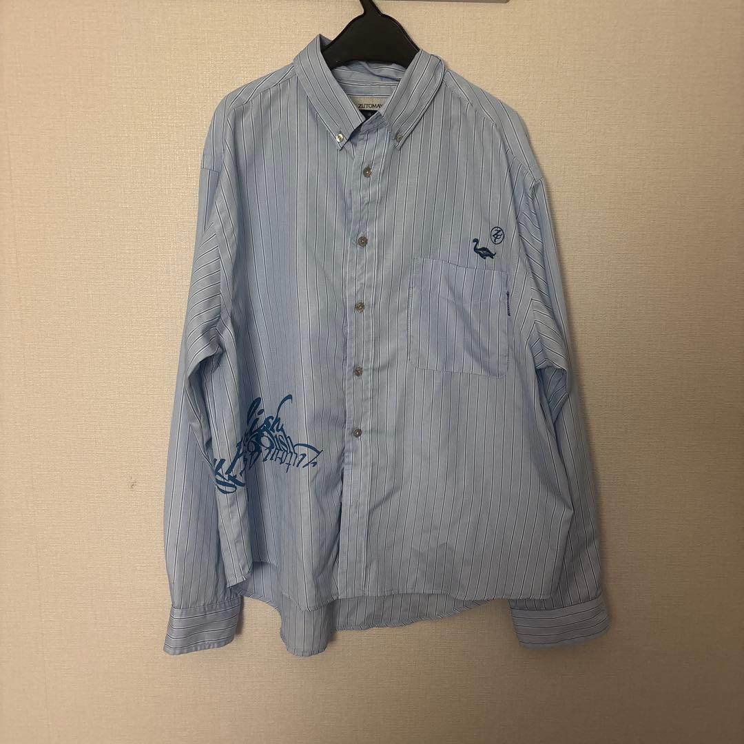 ずとまよ Striped Shirts (Halo Stripe) L