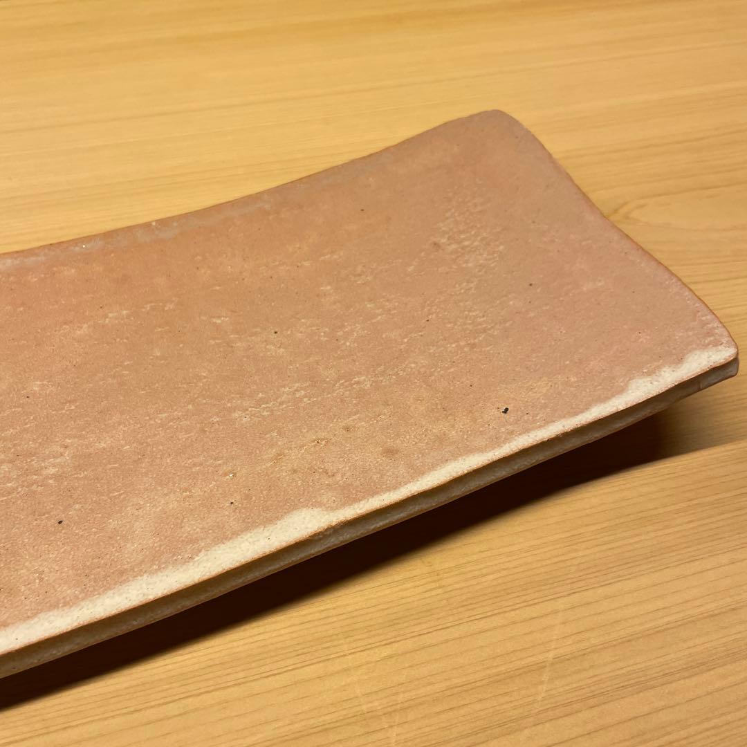 杉本貞光　御本 板皿　寺垣外 信楽焼　茶道具