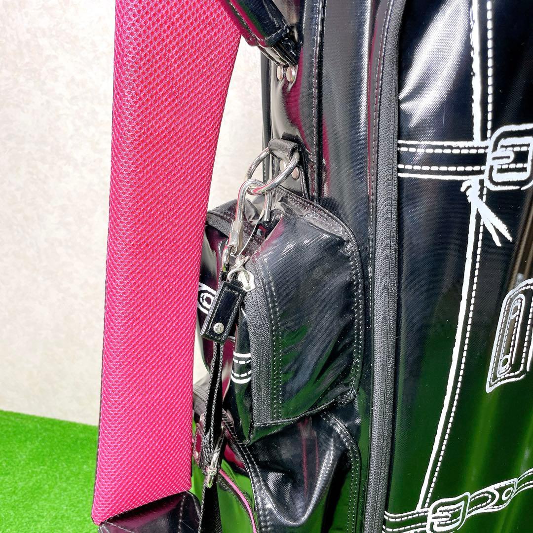 希少！美品！アートシリーズ！キャロウェイ エナメル ゴルフバッグ 8.5型
