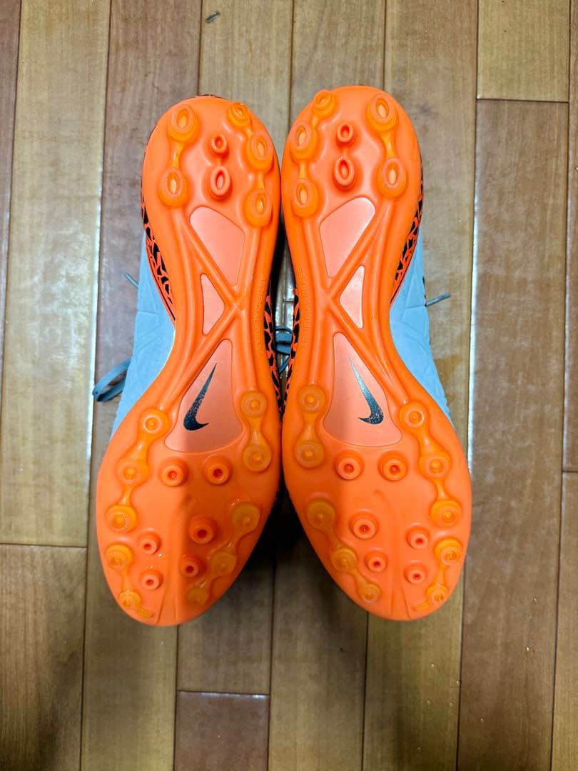 【51】Nike ハイパーヴェノムAG グレー/オレンジ