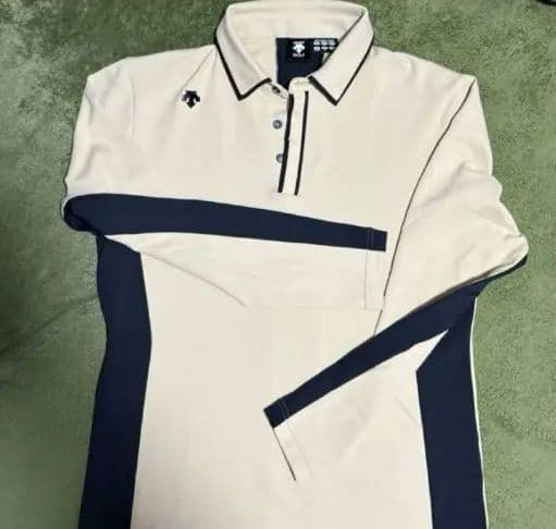 定価19360円　DESCENTE GOLF 　ストレッチ切り替えシャツ