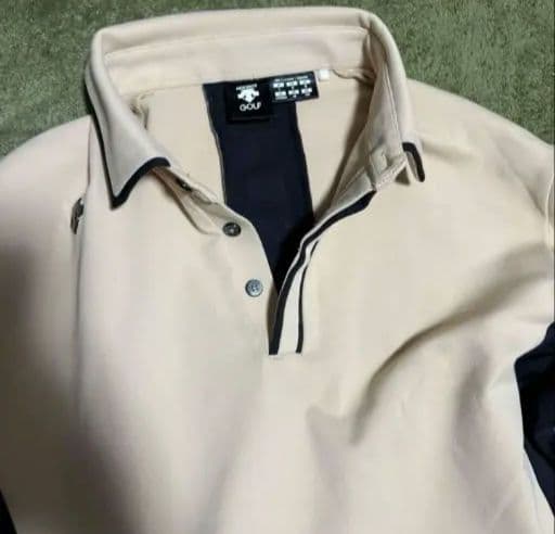 定価19360円　DESCENTE GOLF 　ストレッチ切り替えシャツ
