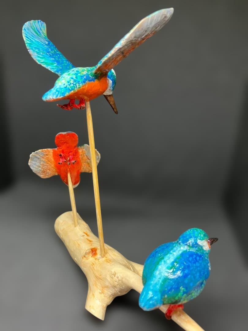 【一点物】カワセミ 三態 — 躍動する生命のアート —