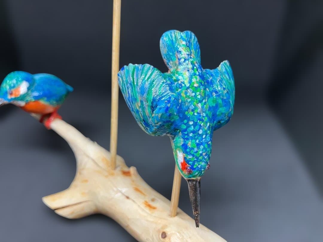 【一点物】カワセミ 三態 — 躍動する生命のアート —