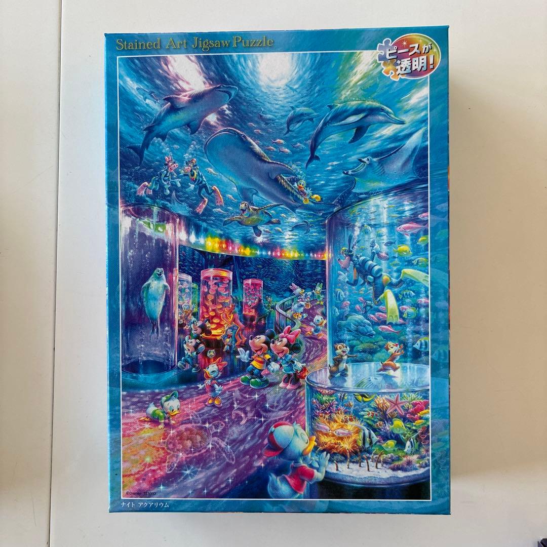 ピースが透明！ディズニー ステンドアート ジグソーパズル 500ピース　4セット