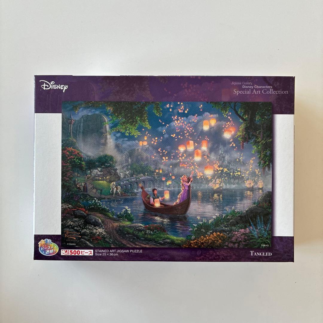 ピースが透明！ディズニー ステンドアート ジグソーパズル 500ピース　4セット