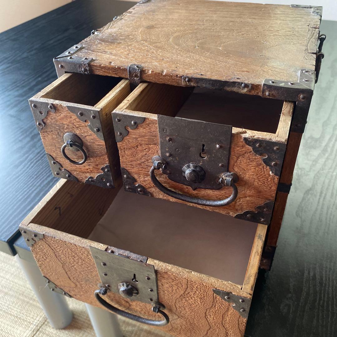 時代物　昔の収納箱