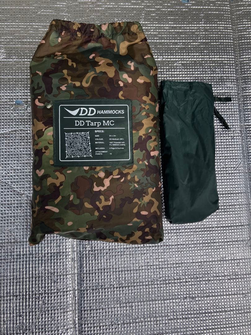 DD Tarp 3×3 カモフラージュ柄