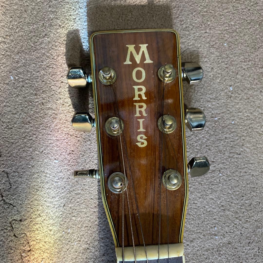中古　アコースティックギター　Morris MD-525 ハードケース付き