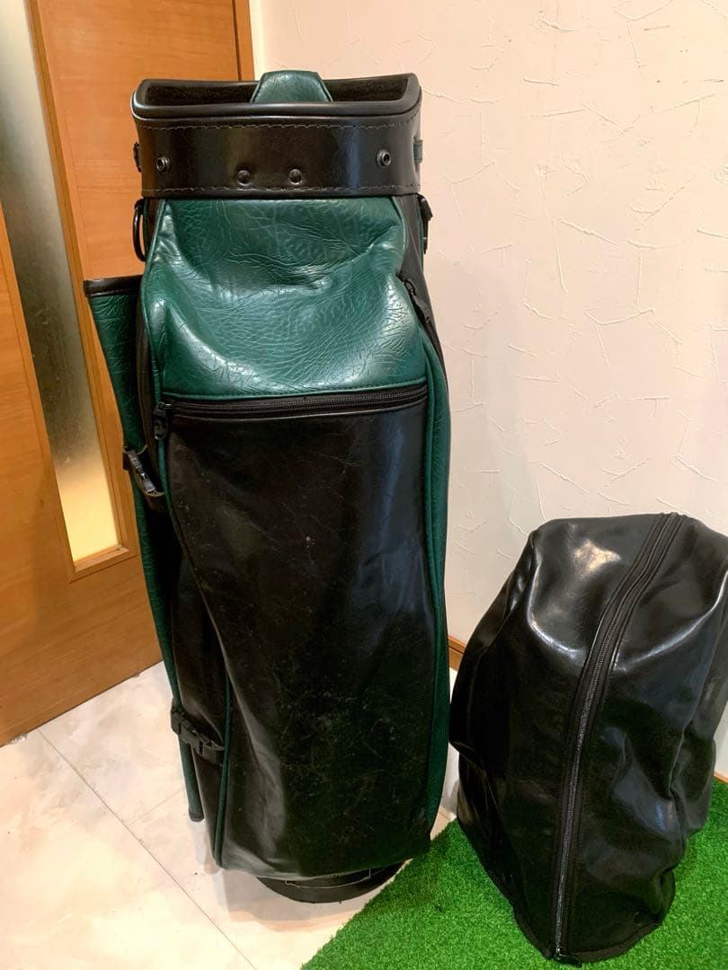 希少　ベルディング　本革　レザー　キャディバッグ