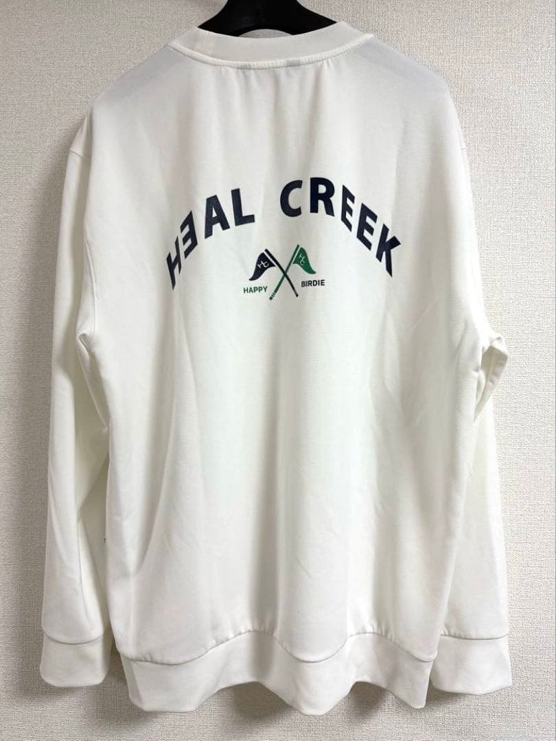 【お値下中】美品✨Heal Creek ✨ホワイトロングTシャツ メンズL-LL