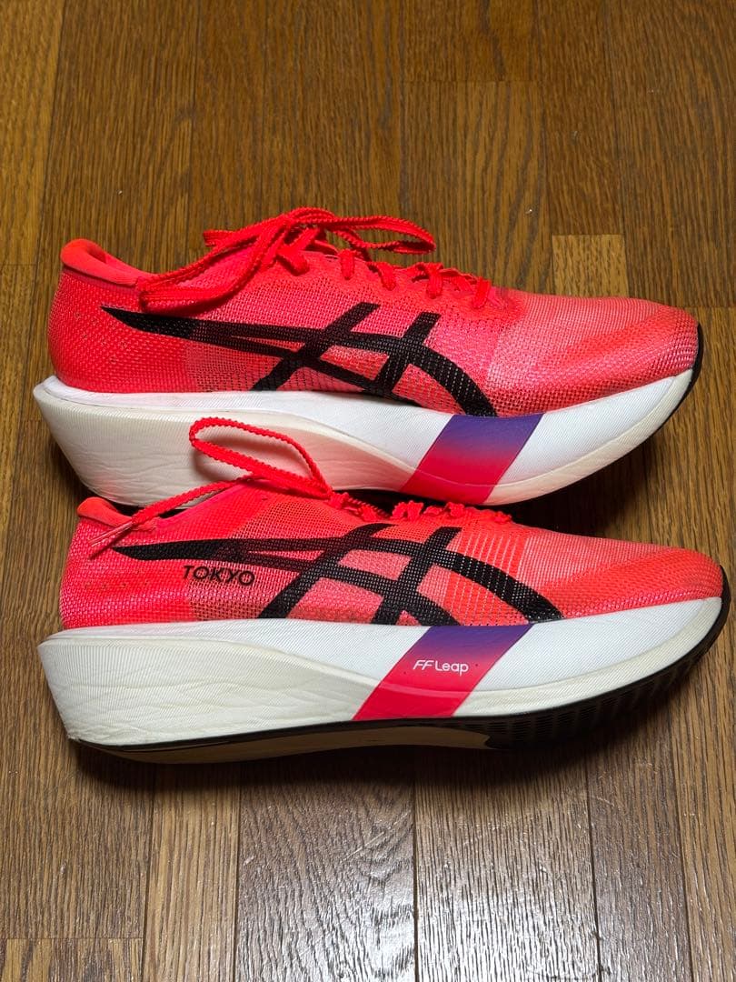 【美品】アシックス メタスピードエッジtokyo 28cm 走行距離44km