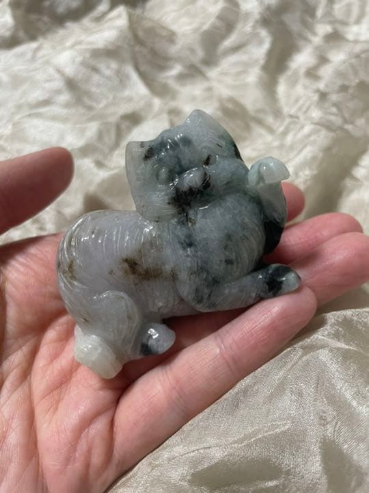 飘花翡翠猫