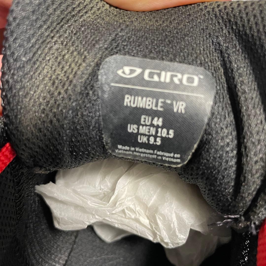 GIRO RUMBLE VR EU44サイズ(28.0) SPDブラック/レッド