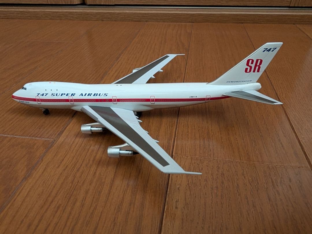 貴重！1/400 747−100SR デモンストレーター