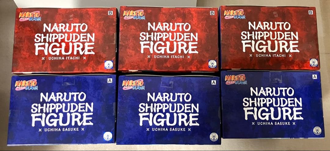 NARUTO ナルトフィギュア GIGO限定　うちはサスケ　イタチ 2種3セット