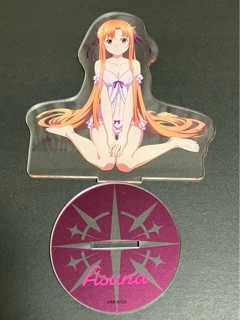 ソードアートオンライン　アベマ　Abema ネグリジェ　アクリルスタンド　アスナ