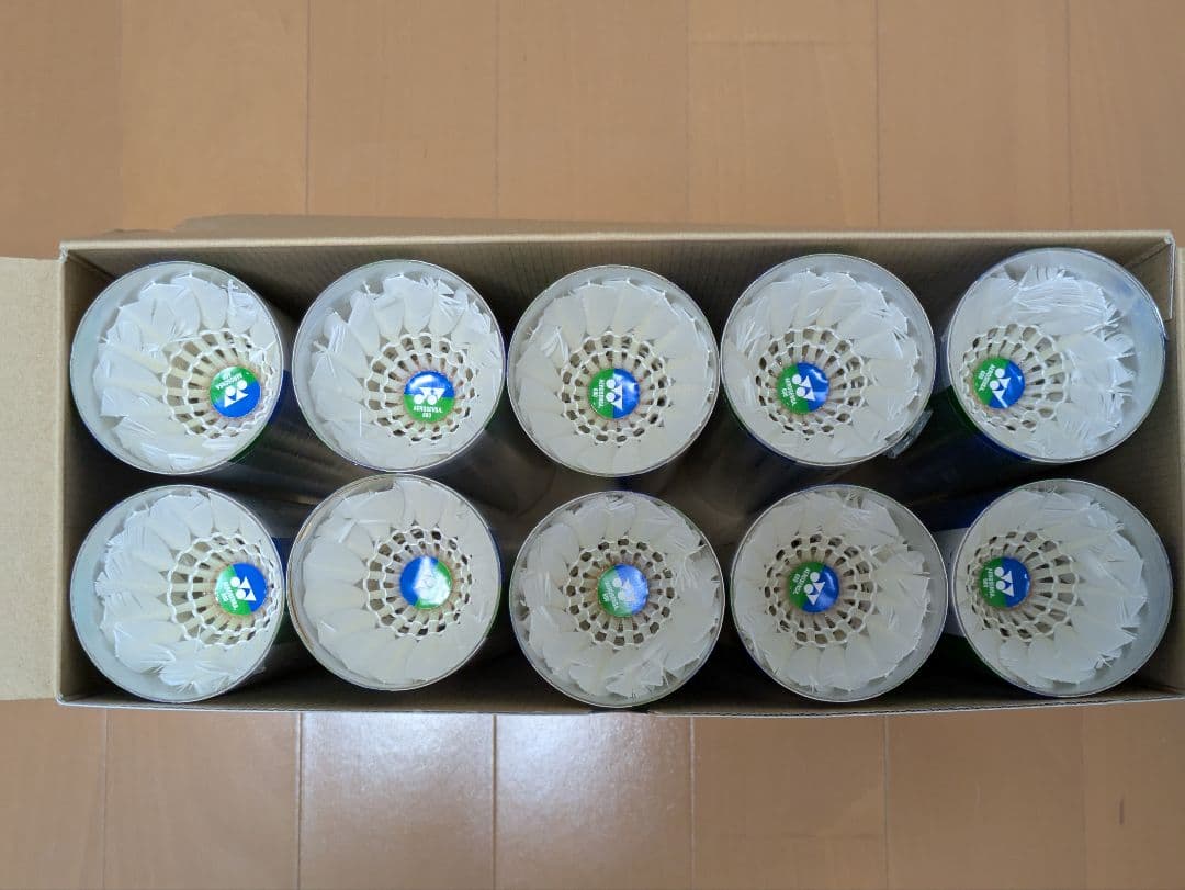 中古 バドミントンシャトル YONEX エアロセンサ600 120個