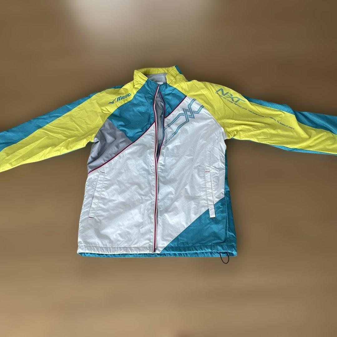 Mizuno ジャージ上下セット M 青/黄/白