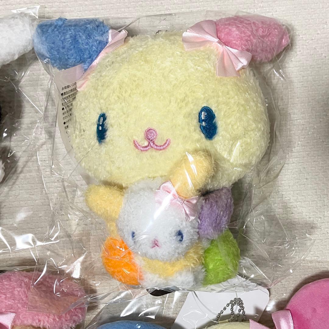 ウサハナ マスコット アベイル エコバッグ ポーチ 白黒 リボン まとめ売り