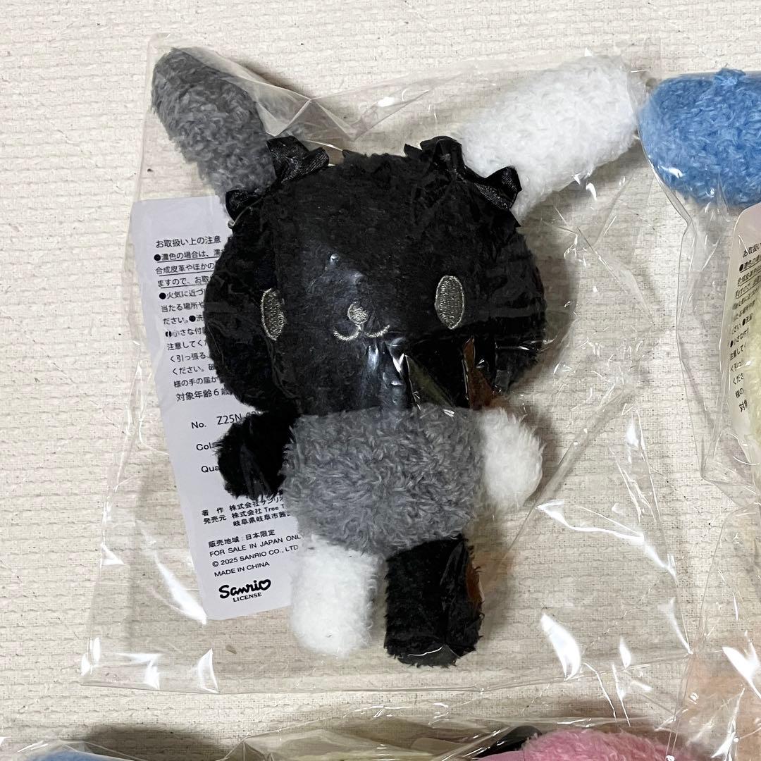 ウサハナ マスコット アベイル エコバッグ ポーチ 白黒 リボン まとめ売り