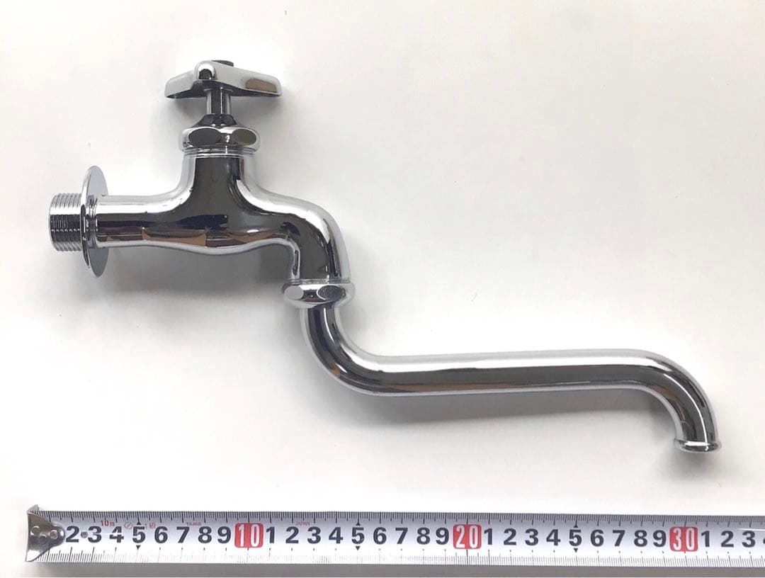 美品！KVK 蛇口［20mm］自在水栓　& カップリング付横水栓〈JIS規格〉