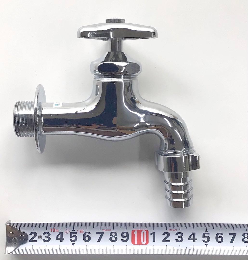 美品！KVK 蛇口［20mm］自在水栓　& カップリング付横水栓〈JIS規格〉