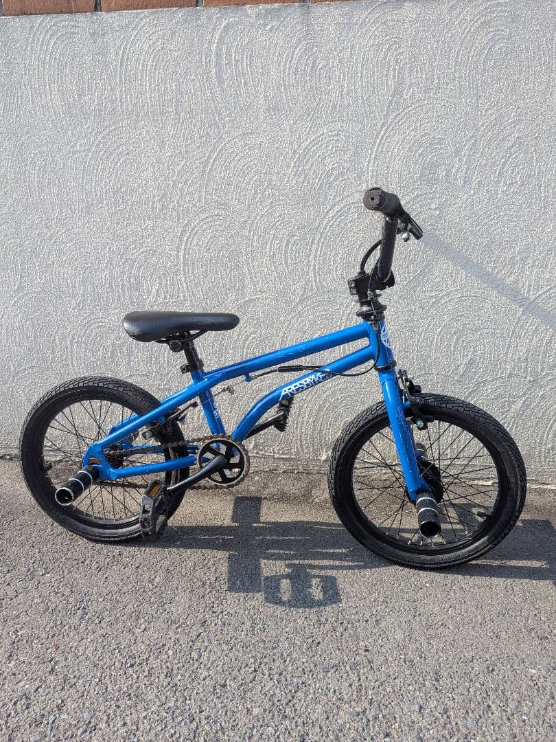 キッズ　BMX　16インチ 青 ARESBIKE