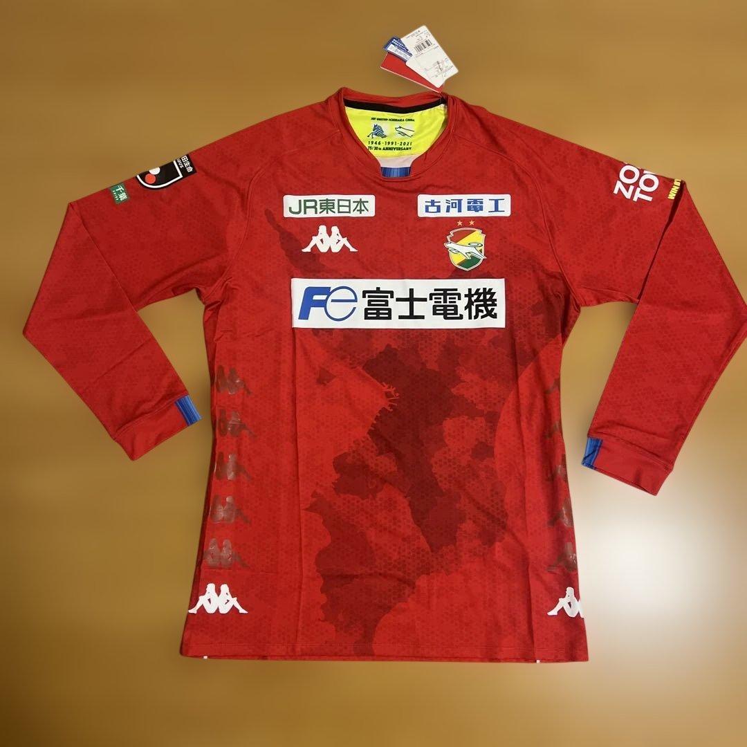 ジェフ市原長袖サッカーユニフォーム新品XOサイズカッパJリーグJEFUnited