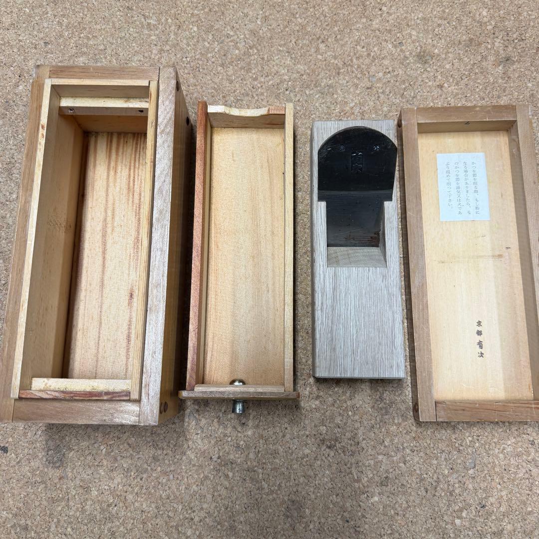 京都 有次特製 鰹節削り器 木箱 鉋刃刻印あり かつお節削り器 工芸品