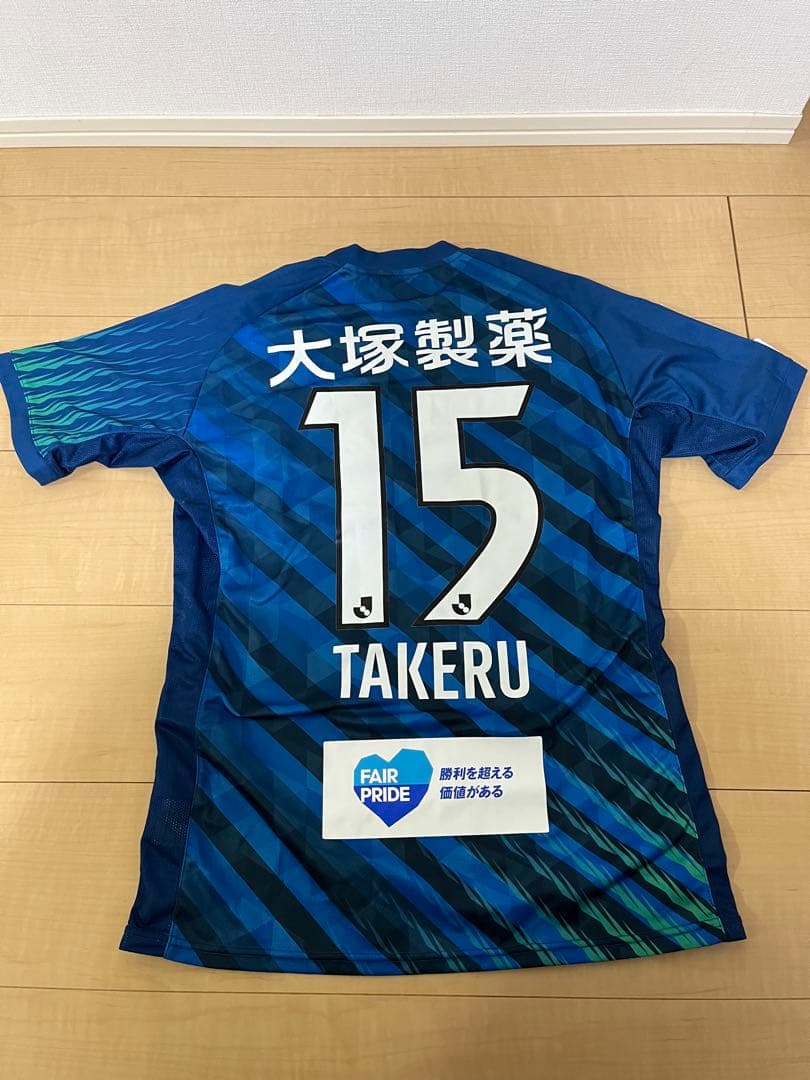 希少】徳島ヴォルティス 2021 ユニフォーム 岸本武流 15番 Mサイズ