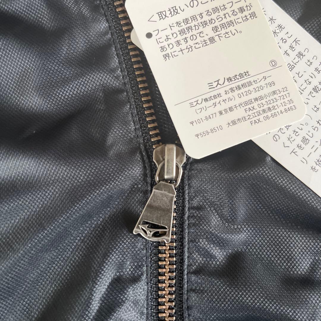 未消化タグ付き　GOLF mizuno 撥水加工　フード付き　ナイロン　パーカー