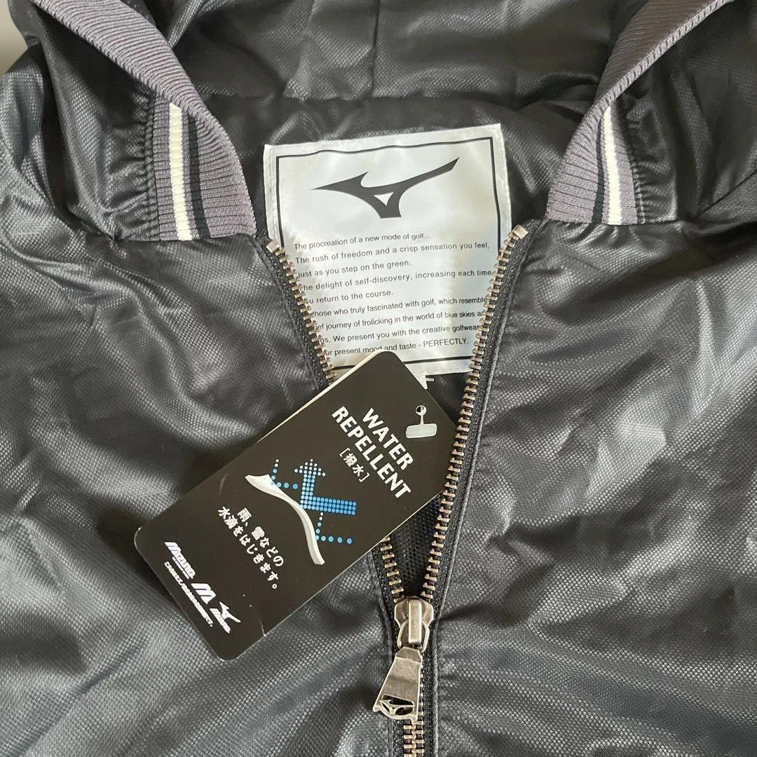 未消化タグ付き　GOLF mizuno 撥水加工　フード付き　ナイロン　パーカー