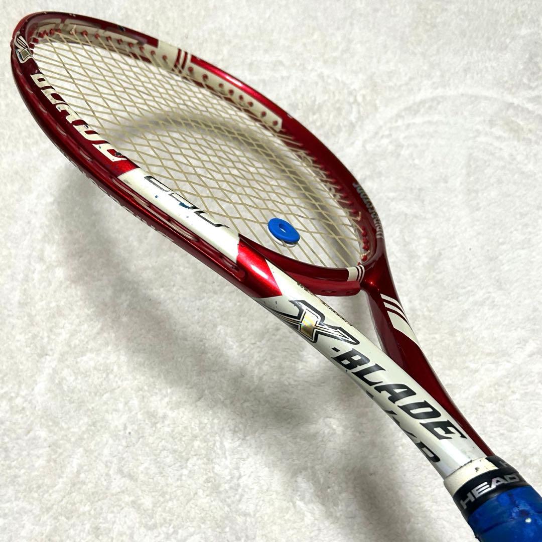 ブリヂストン　テニスラケット　X-BLADE 290、285 セット　赤　白